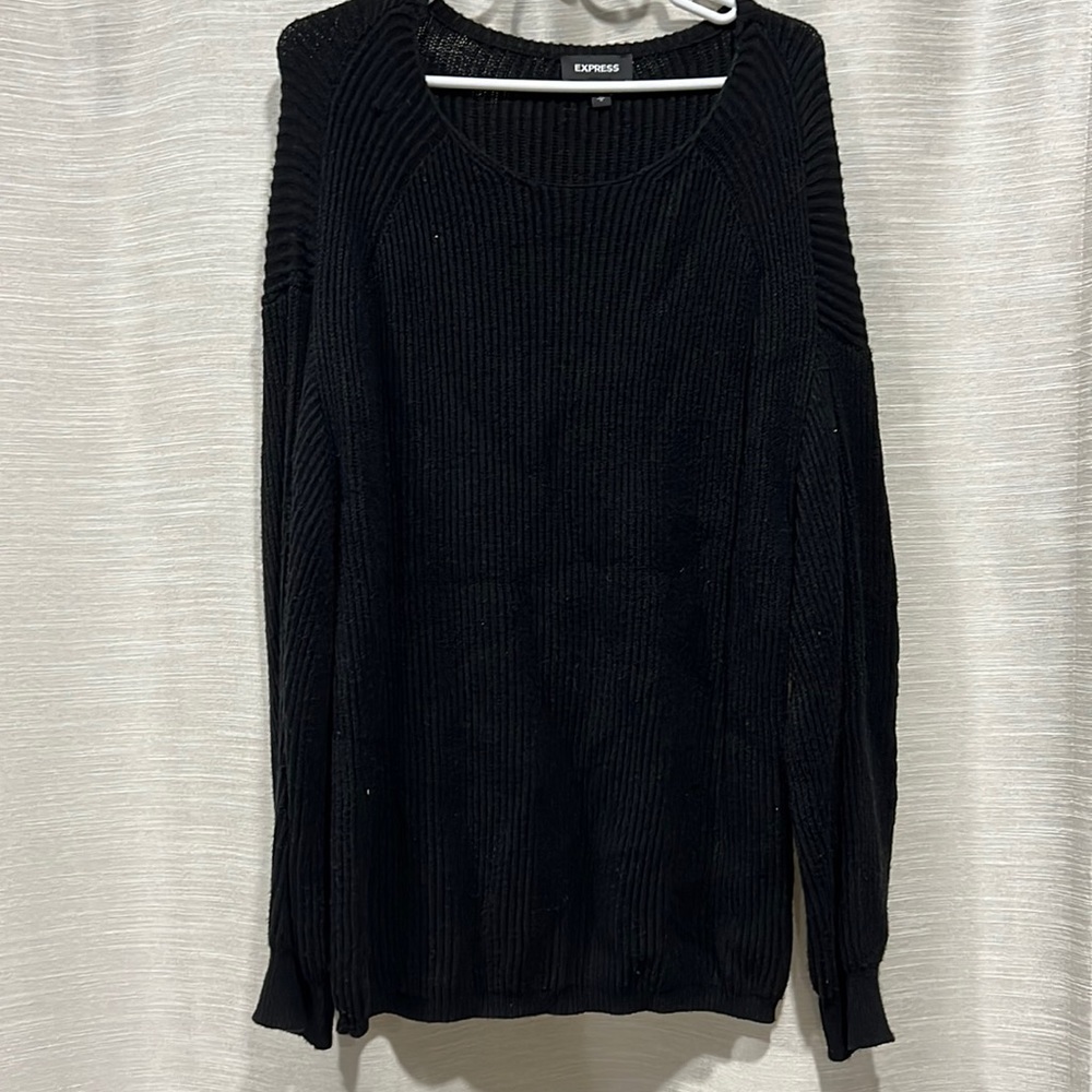Black Express oversized sweater